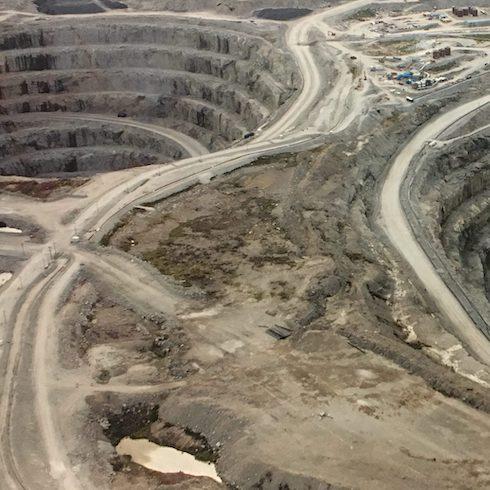 The Diavik diamond mine