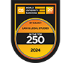 y2024 WUR Subject Law and Legal Studies badge 250