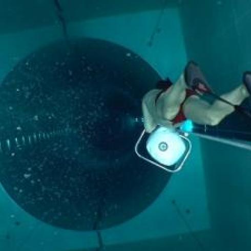 Hold your breath, all the way to the bottom and back!