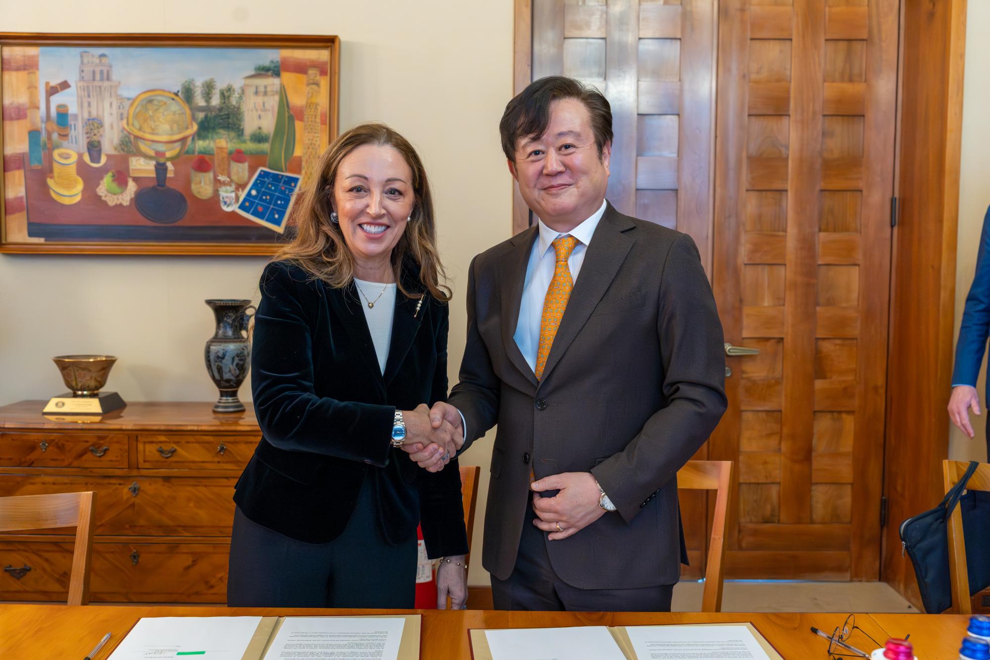 rettrice e università corea