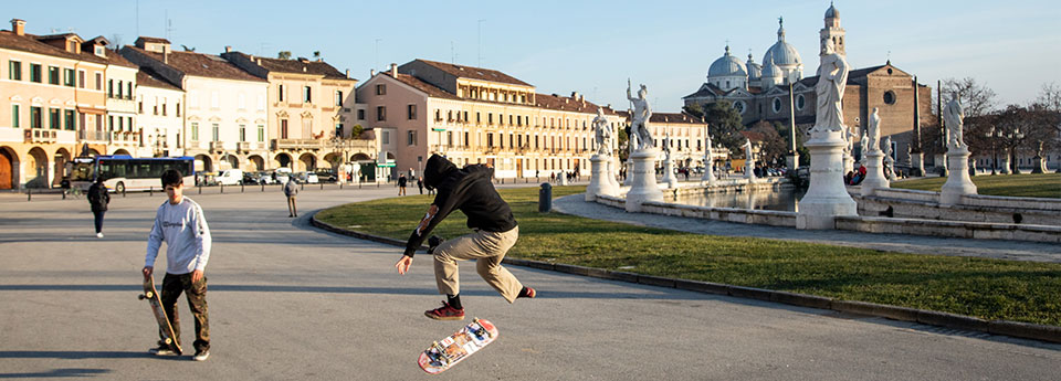 Skater in Prato della Valle
