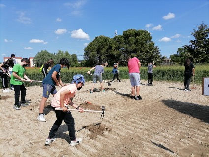 al lavoro nei campi