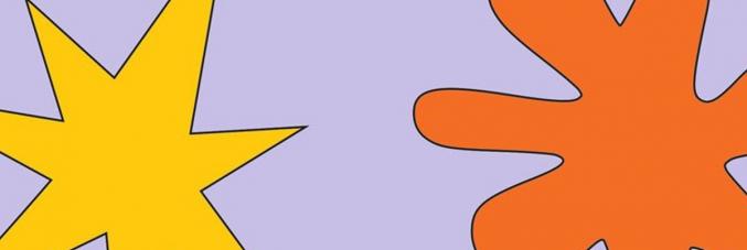  Bouba shapes are orange and Kiki shapes are yellow.