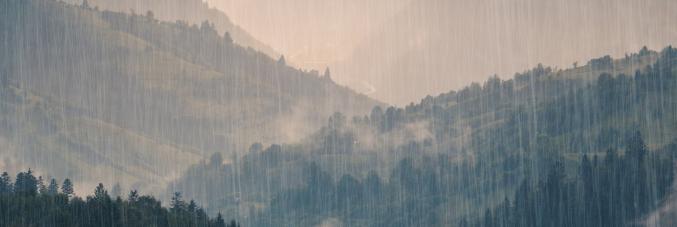 rain in the Alps