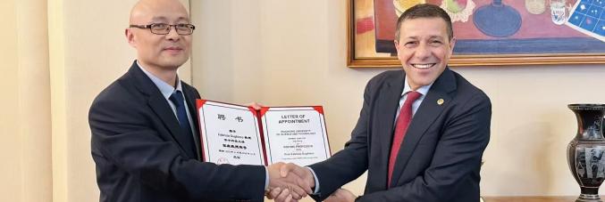 da sx Xiaobing LUO e Fabrizio Dughiero