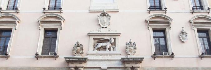 front of Palazzo del Bo