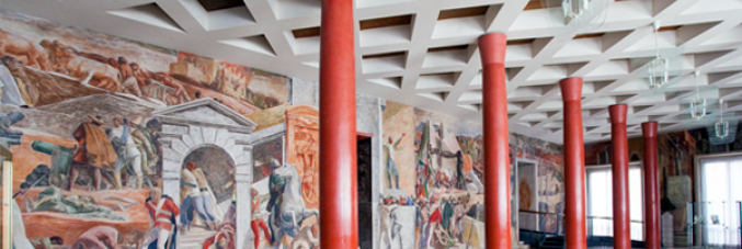 Sala delle colonne di Palazzo del Bo