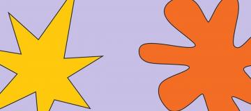 forme bouba arancio e kiki giallo