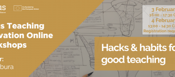Workshope Teaching and Innovation: Hacks & Habits per un Insegnamento di Successo
