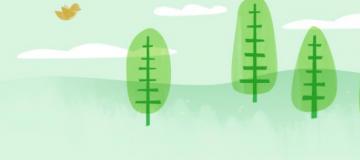 disegni alberi verdi su sfondo verde