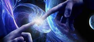  index fingers of two hands touch in space