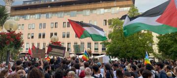 Manifestazione pro Gaza